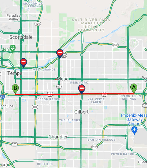 Route with Closure