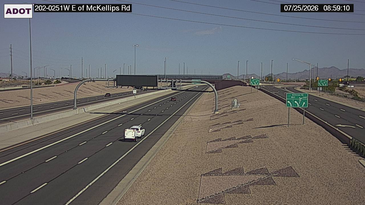 Live AZ511 Verkehrskamera: SR-303 NB 104.20 @McDowell Rd