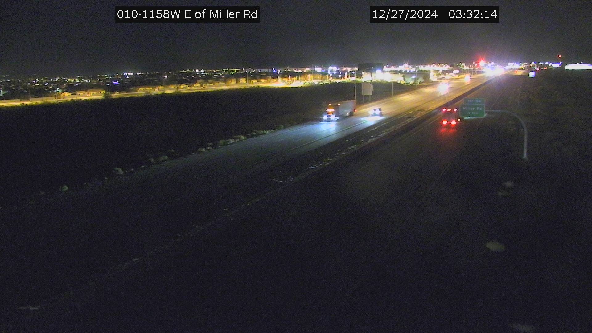 I-10 WB 115.87 @W Of Watson Road
