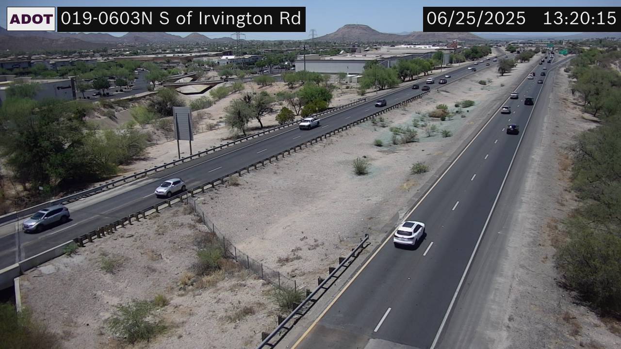 Traffic Cam I-19 NB 60.31 @S of Irvington