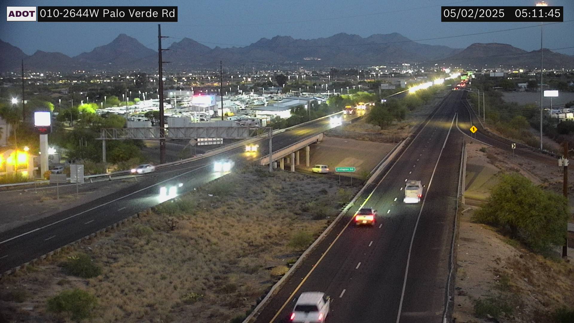 Traffic Cam I-10 WB 264.46 @Palo Verde