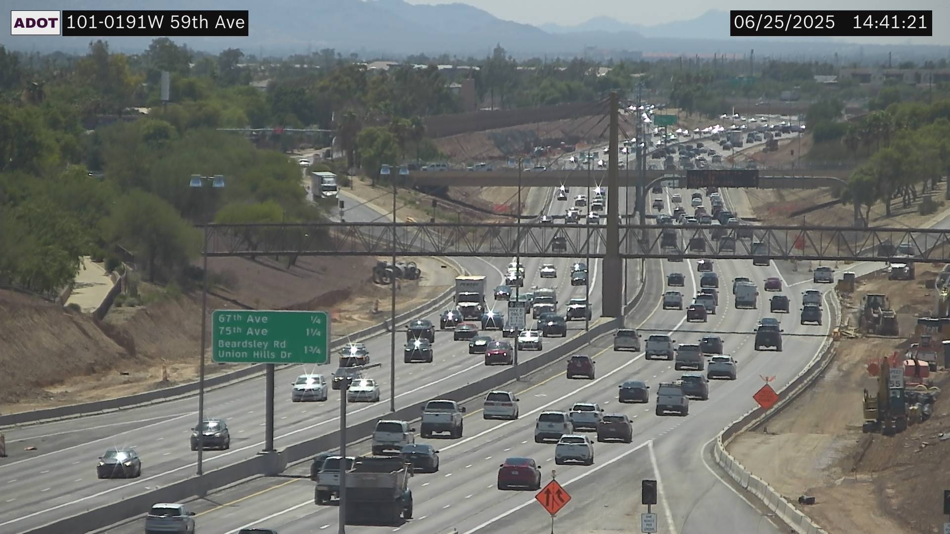 Traffic Cam L-101 WB 19.17 @59 AVE