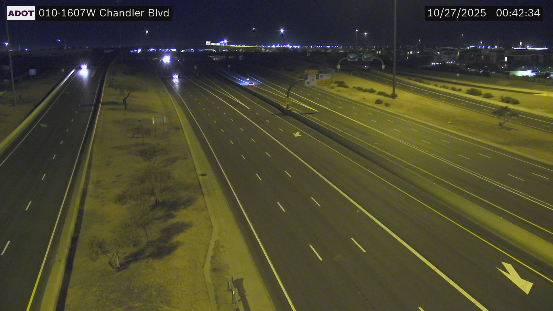 Traffic Cam I-10 WB 160.73 @Chandler