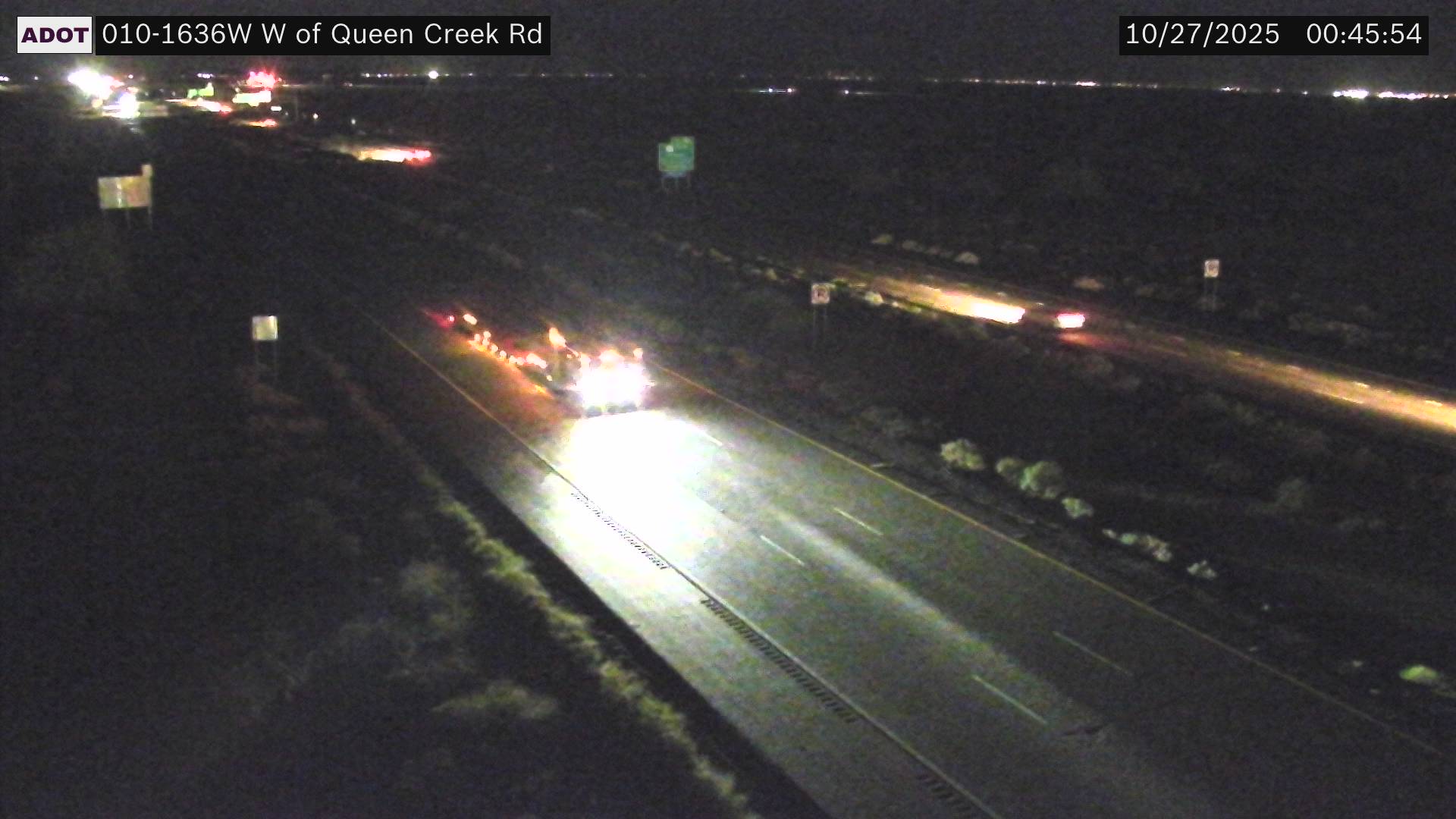 Traffic Cam I-10 WB 163.67 @E of Wild Horse