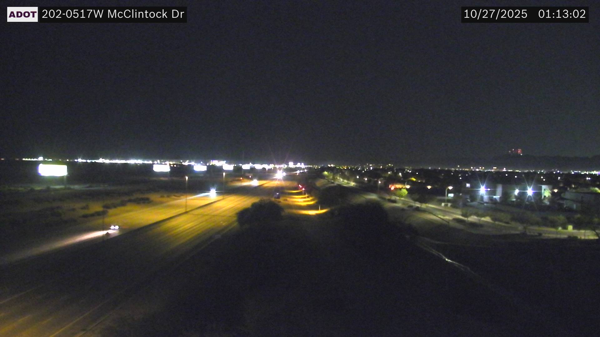 Traffic Cam L-202 WB 51.74 @McClintock