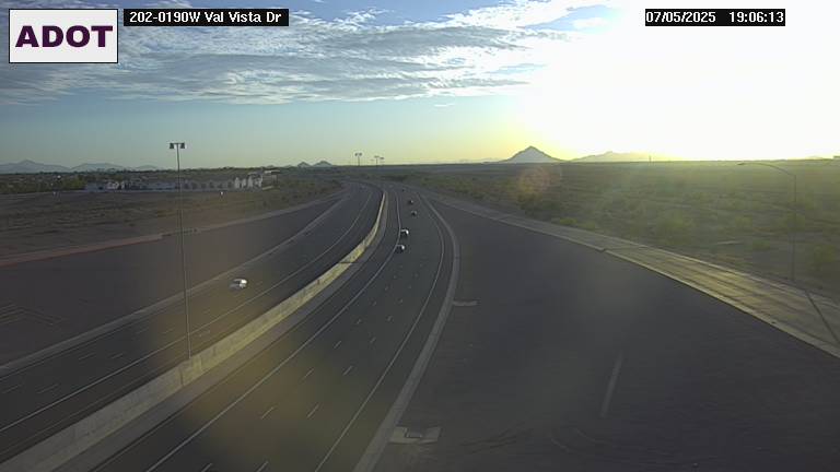 Traffic Cam L-202 WB 19.00 @Val Vista