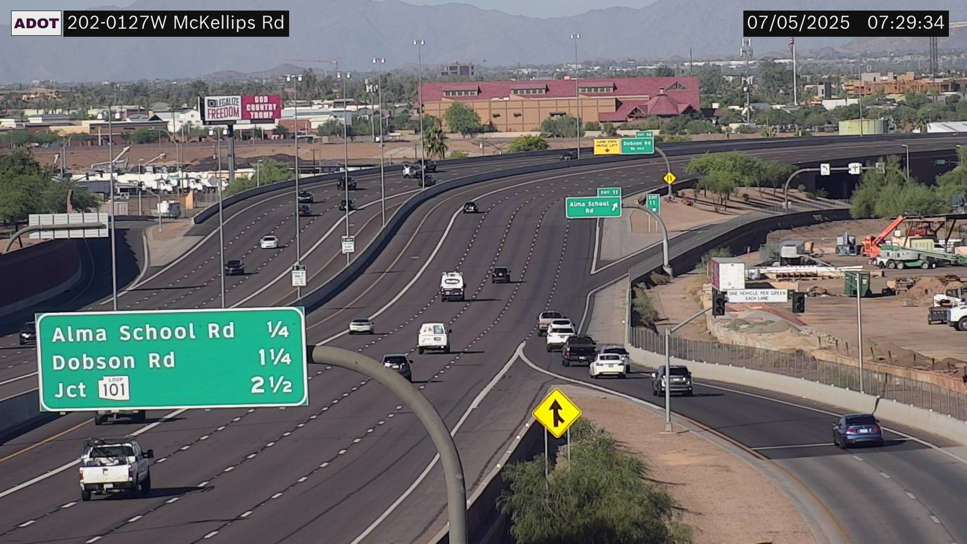 Traffic Cam L-202 WB 12.73 @McKellips Rd