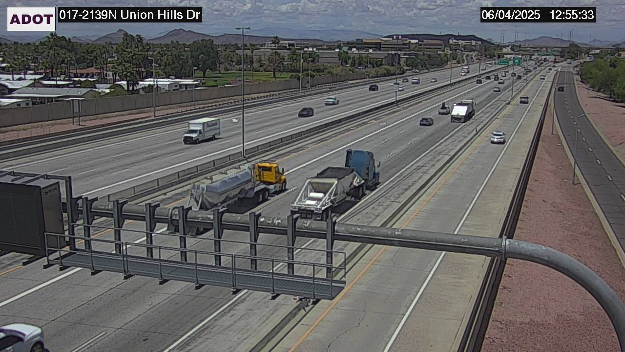 Traffic Cam I-17 NB 213.98 @Union Hills