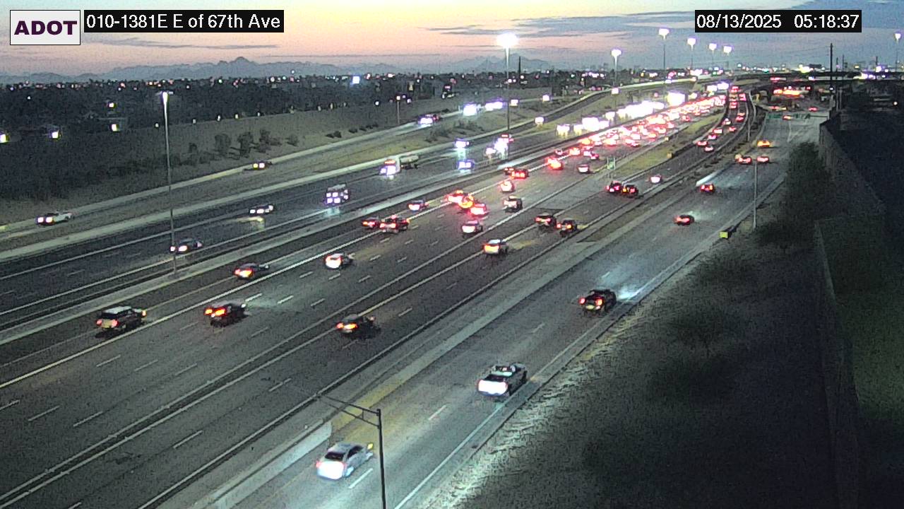 Traffic Cam I-10 EB 138.14 @E of 67th Ave