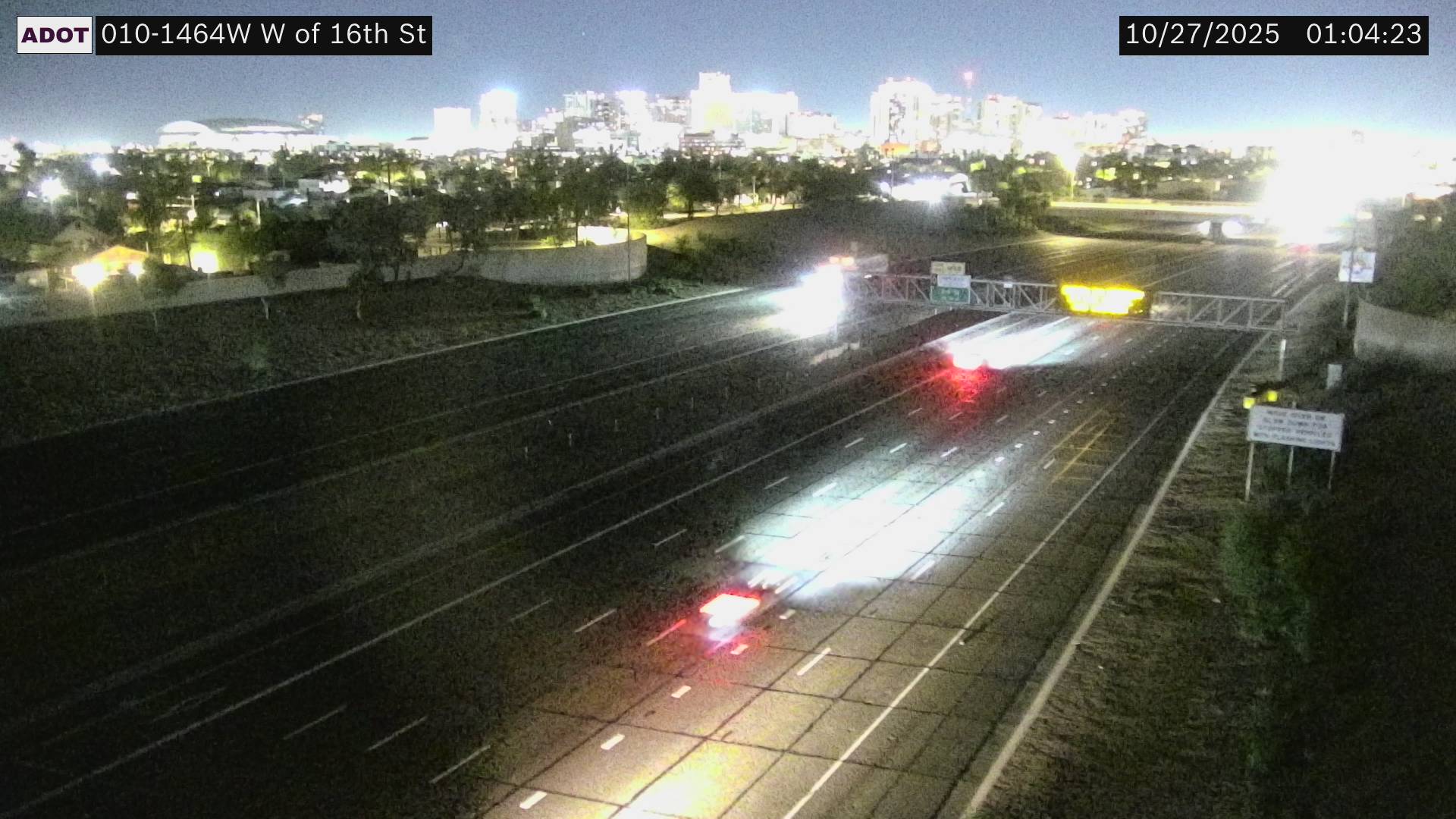 Traffic Cam I-10 WB 146.40 @W of 16th St