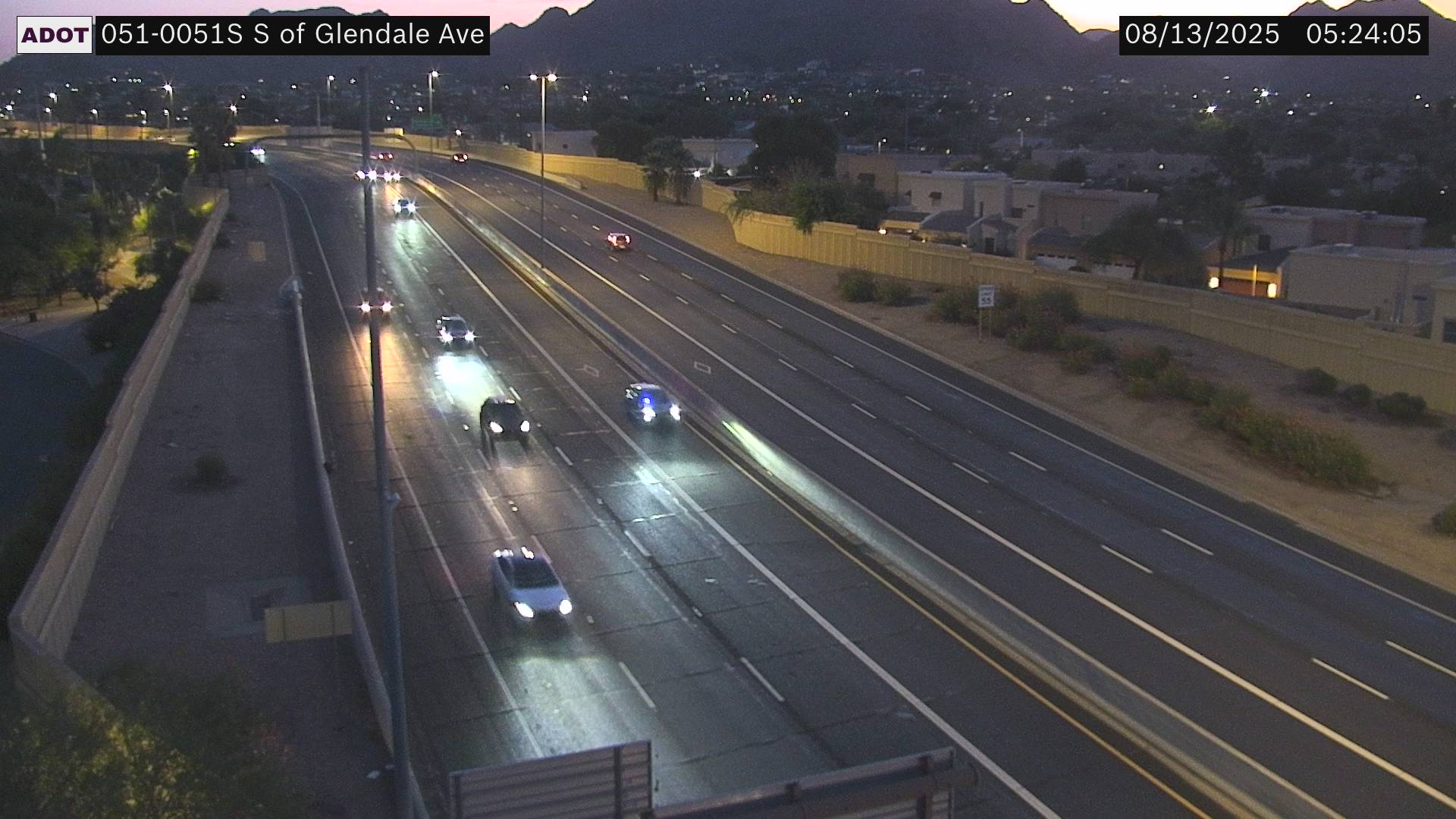 Traffic Cam SR-51 SB 5.14 @S of Glendale