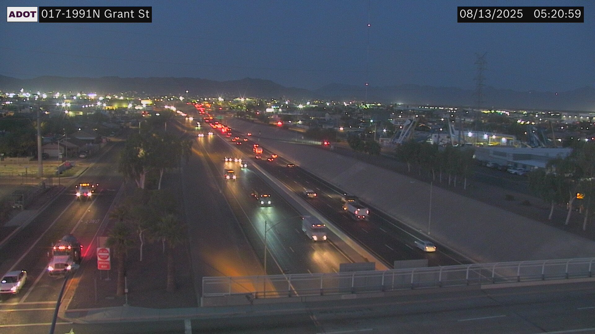 Traffic Cam I-17 NB 199.18 @Grant -  Northbound