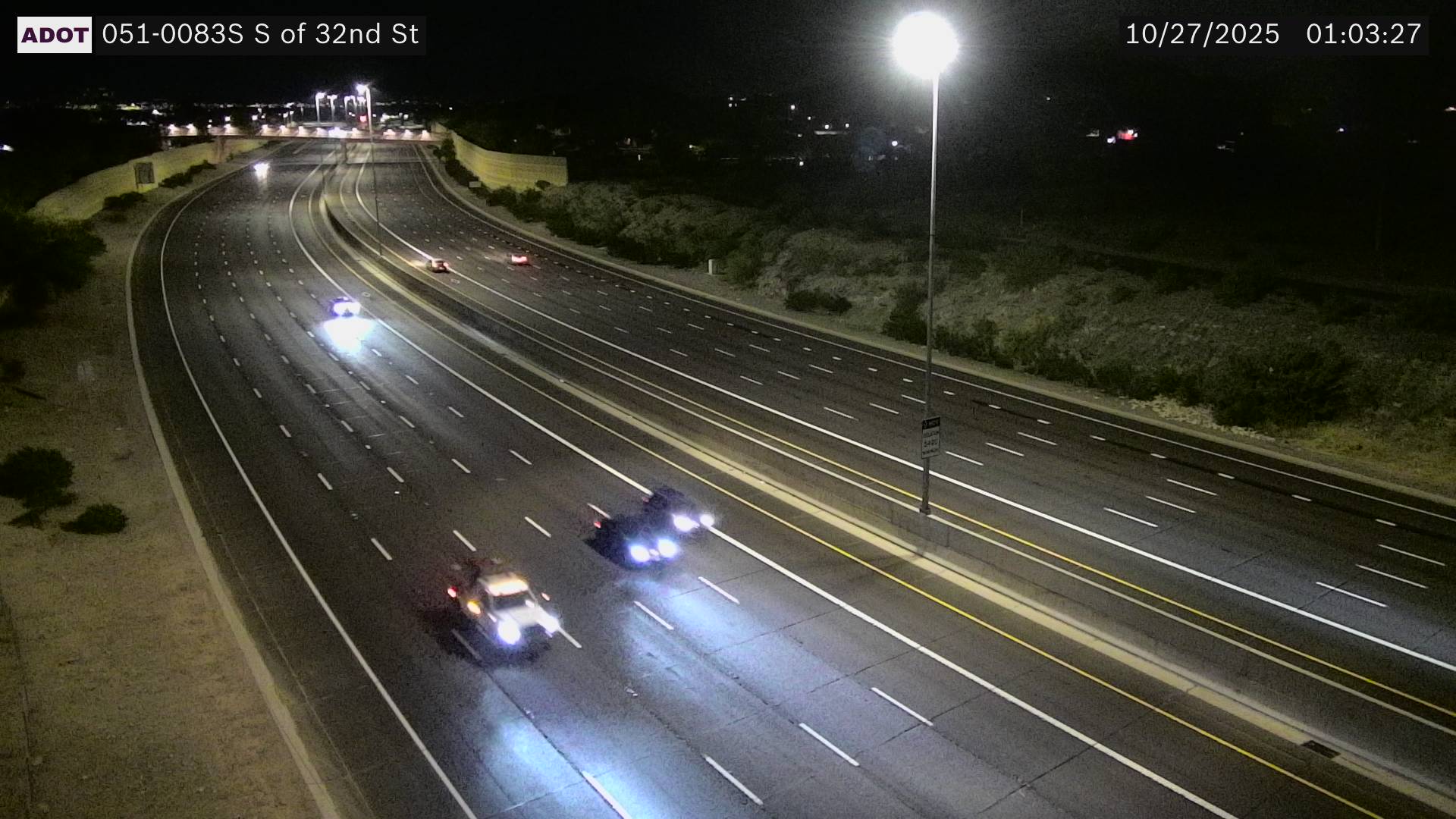 Traffic Cam SR-51 SB 8.33 @S of 32nd St