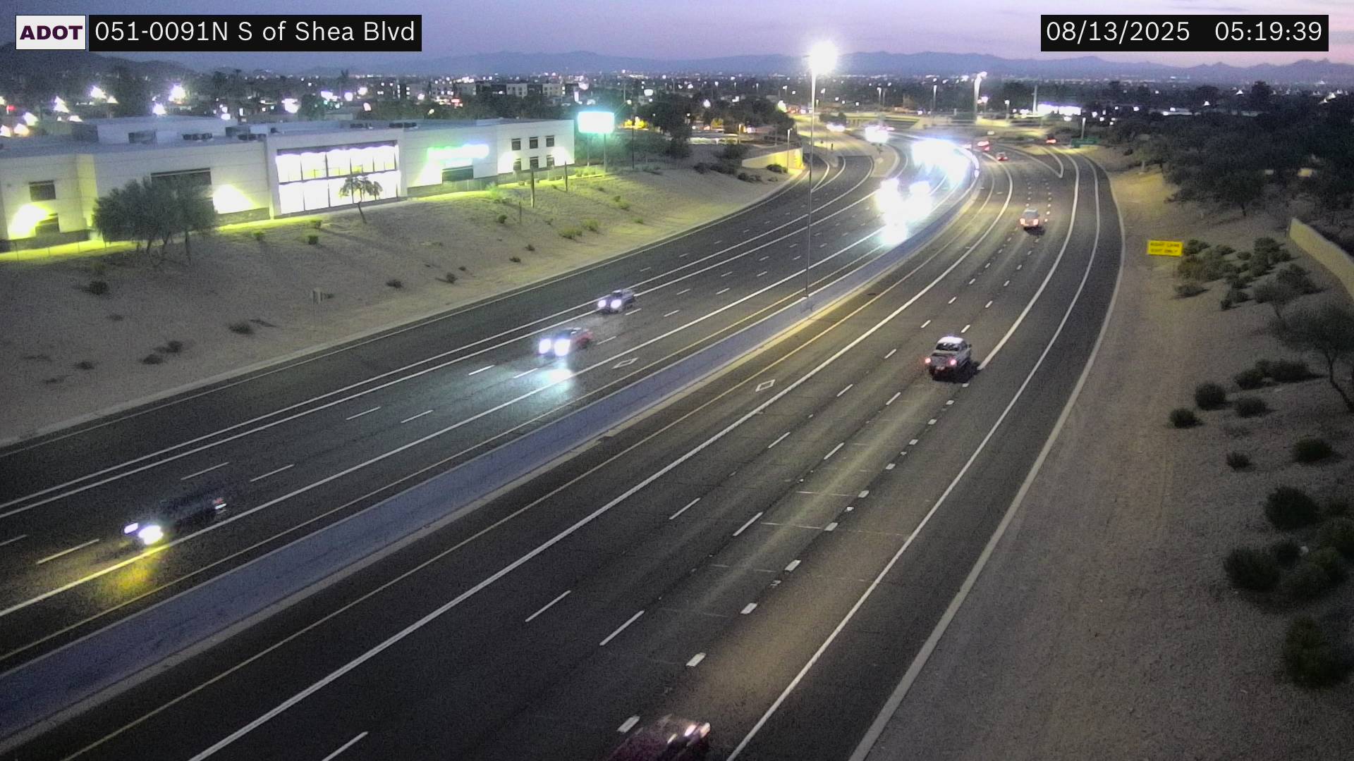 Traffic Cam SR-51 NB 9.13 @S of Shea