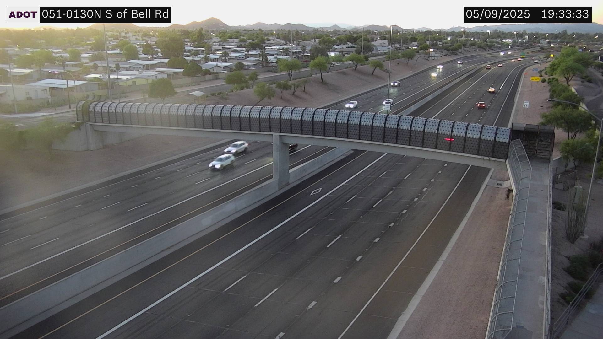 Traffic Cam SR-51 NB 13.06 @S of Bell