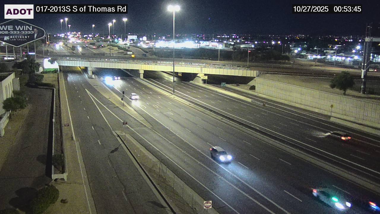 Traffic Cam I-17 SB 201.39 @S of Thomas