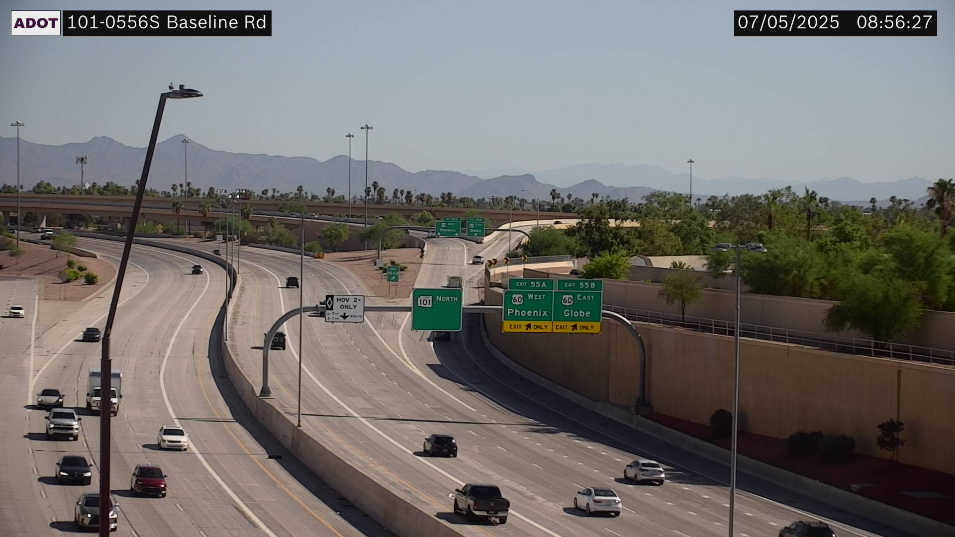 Traffic Cam L-101 SB 55.61 @Baseline