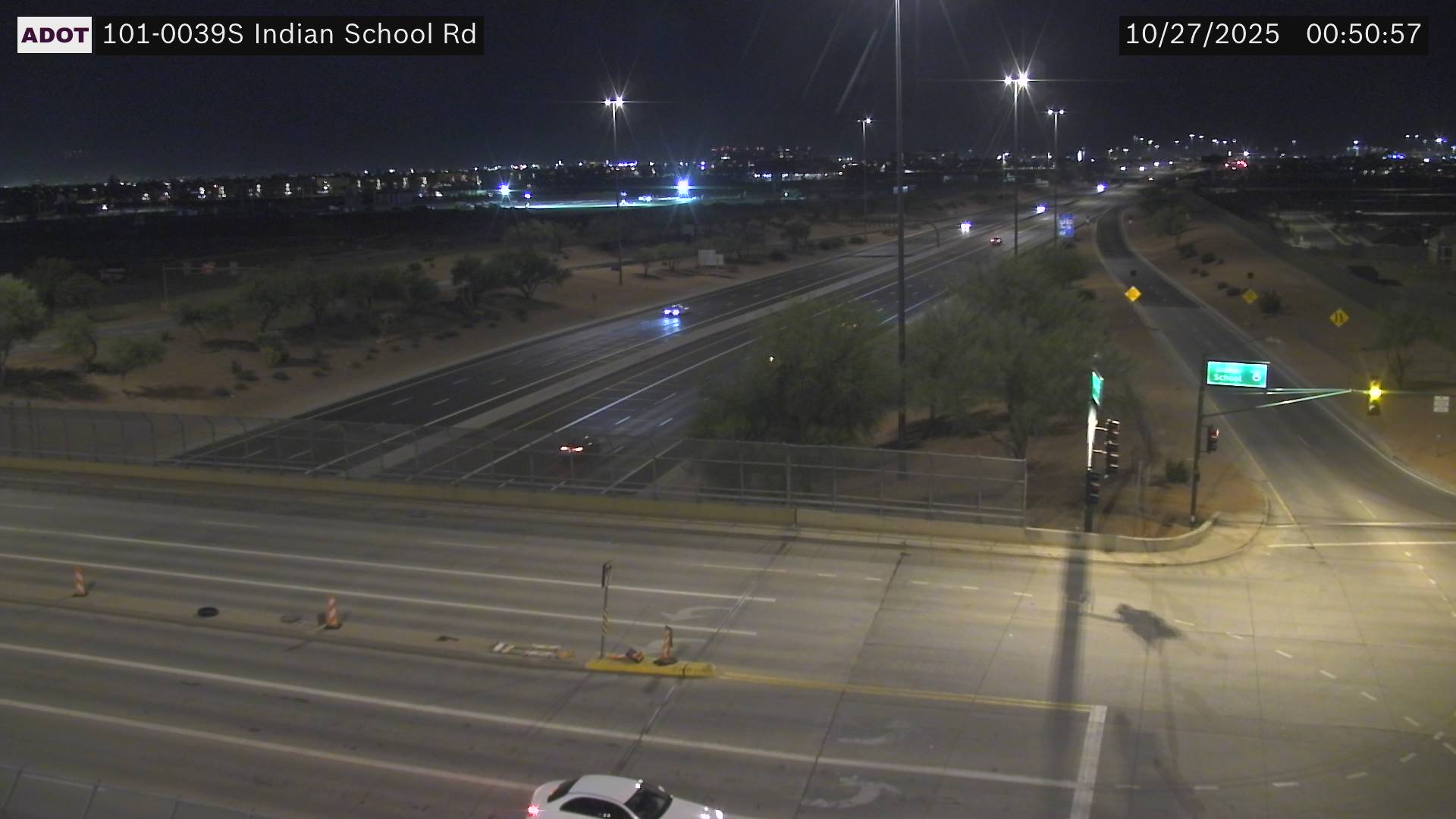 Traffic Cam L-101 SB 3.95 @Indian School