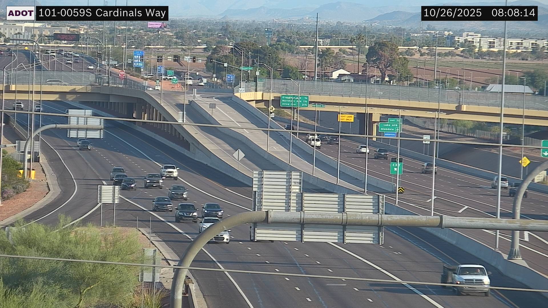 Traffic Cam L-101 SB 5.94 @Bethany Home -  Southbound
