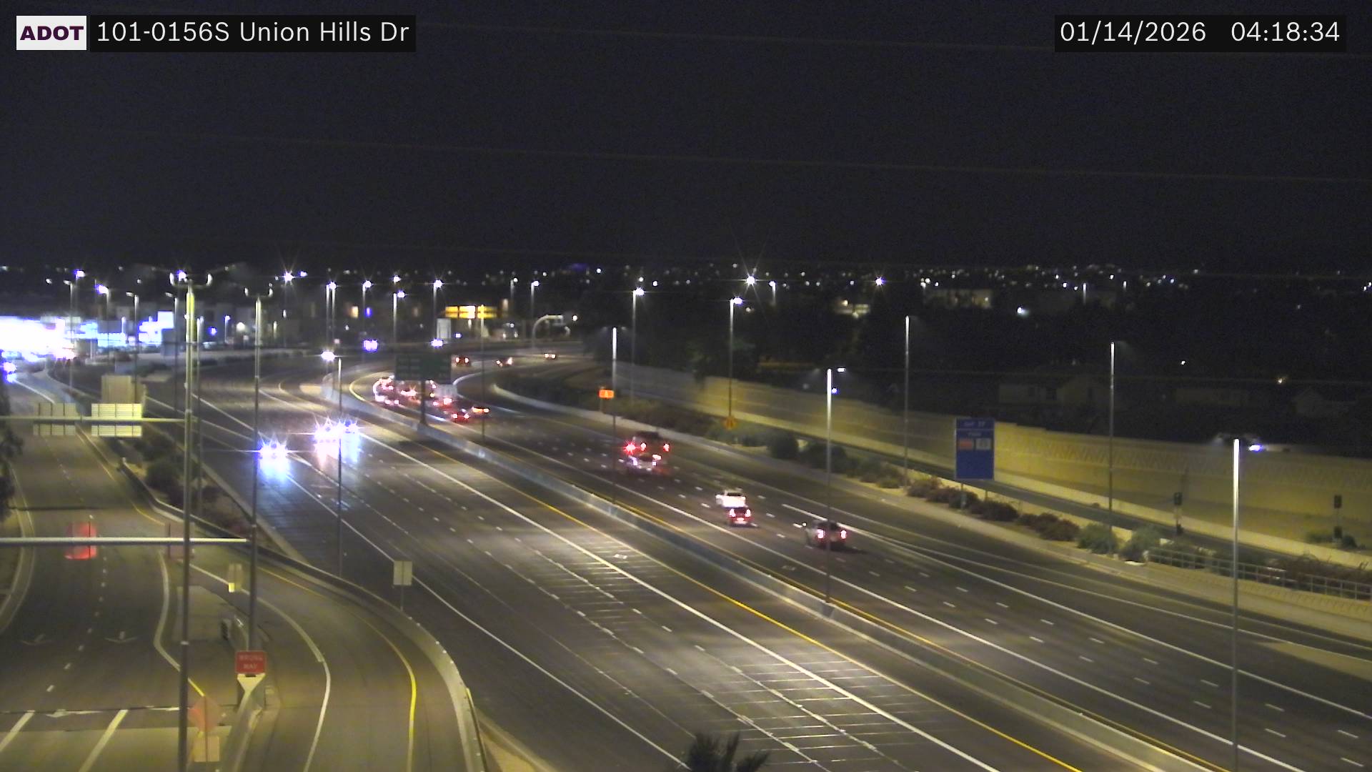 Traffic Cam L-101 SB 15.67 @Union Hills