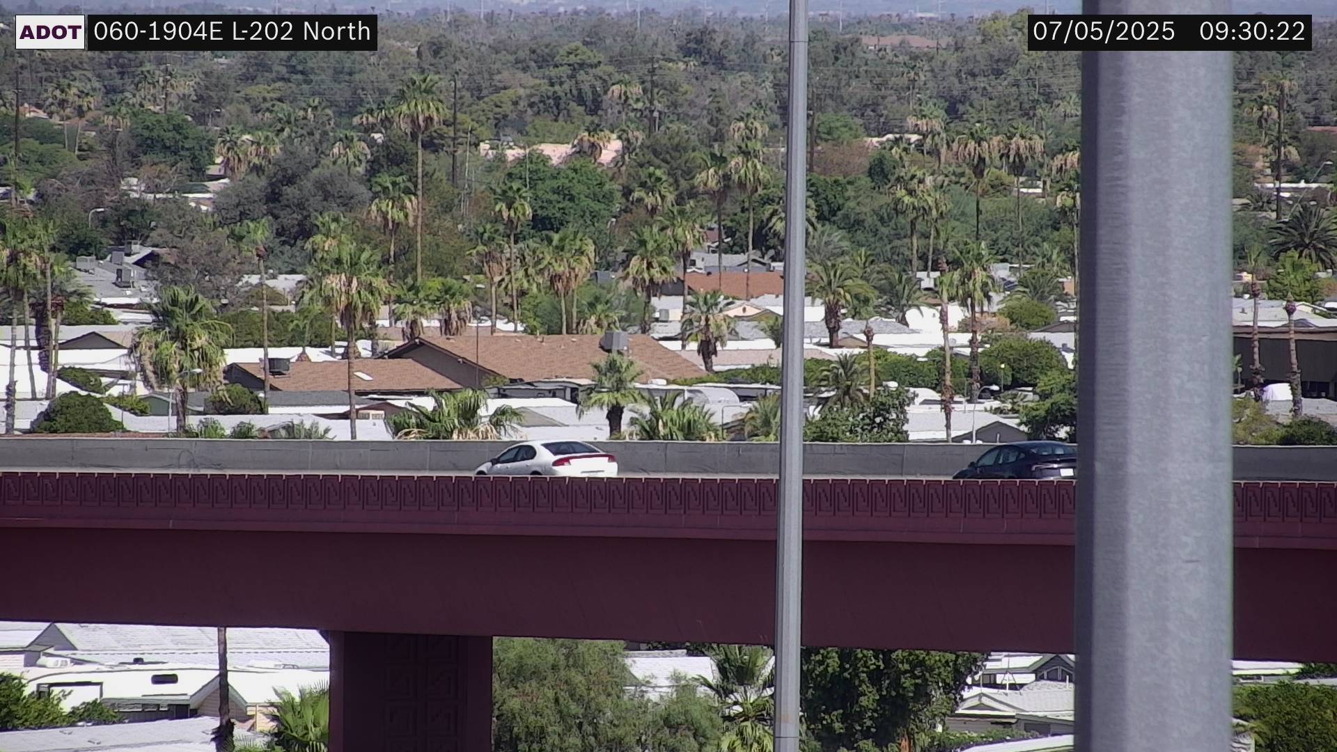 Traffic Cam US-60 WB 190.49 @L-202N Super Red Tan -  Westbound