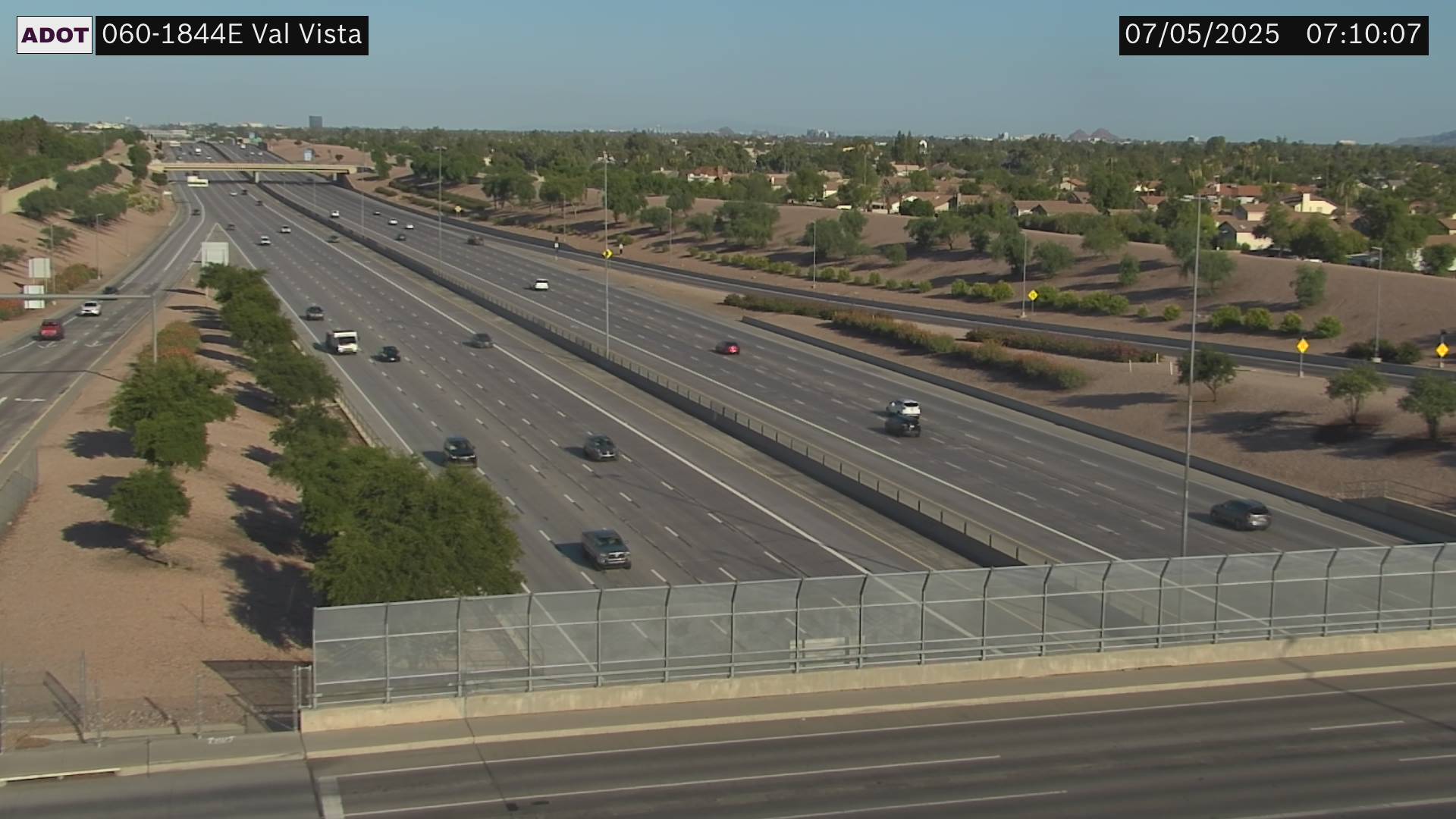 Traffic Cam US-60 EB 184.41 @Val Vista