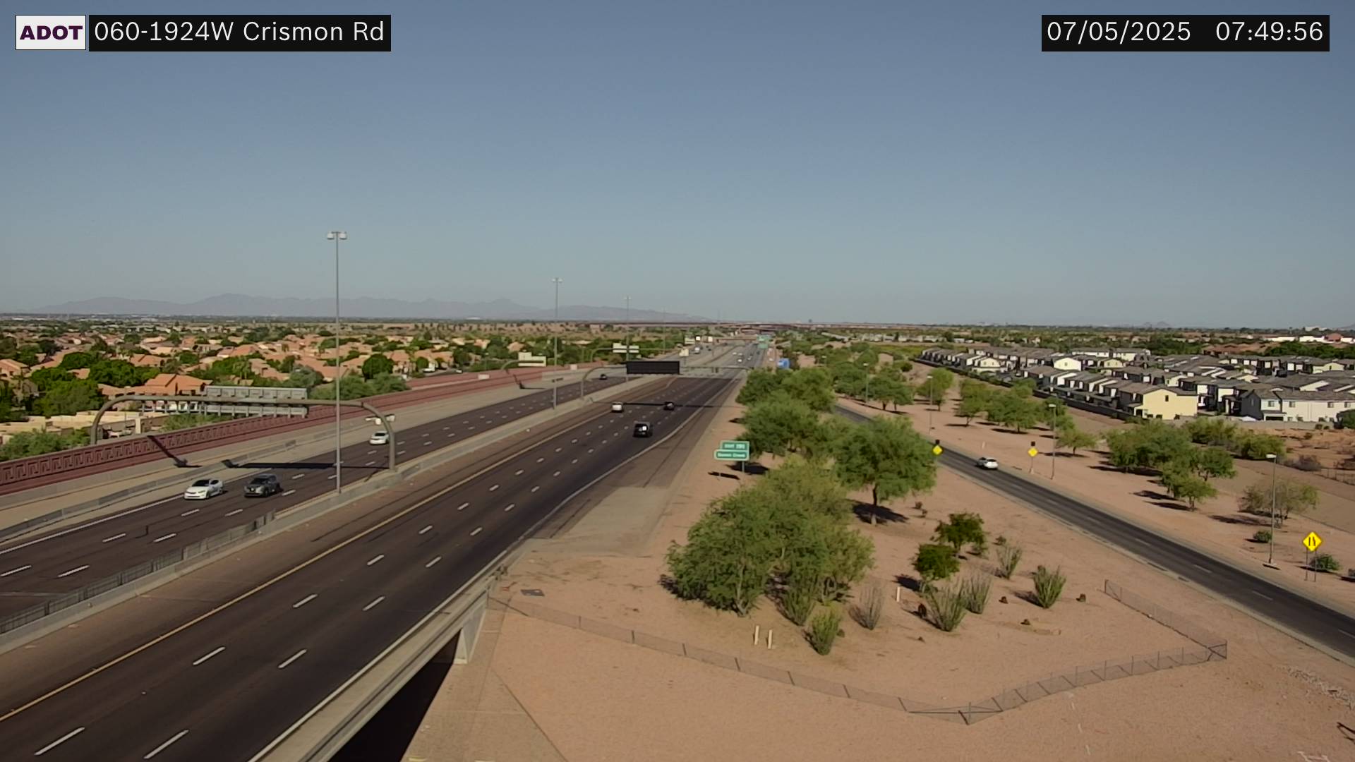 Traffic Cam US-60 WB 192.44 @Crismon