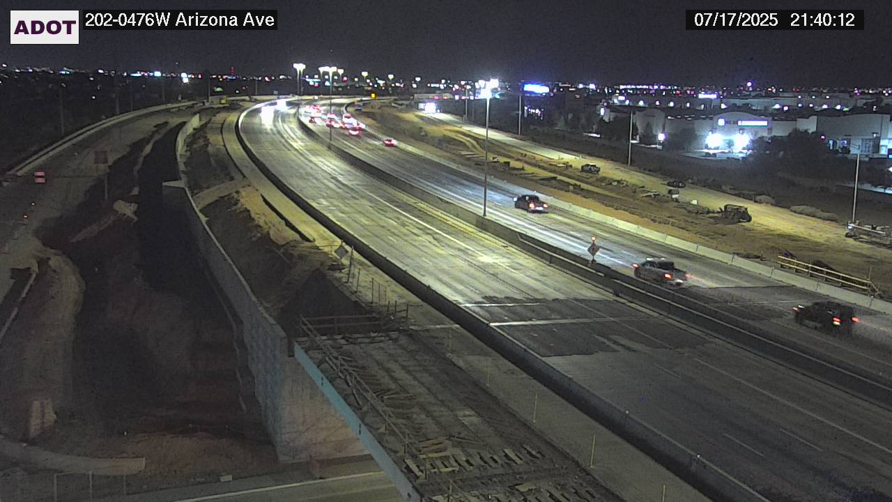 Traffic Cam L-202 WB 47.67 @Arizona Ave