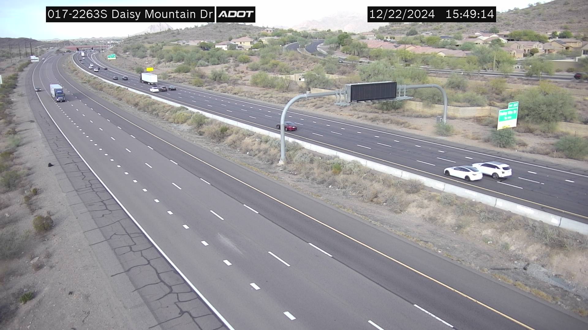 Traffic Cam I-17 SB 226.31 @Daisy Mtn