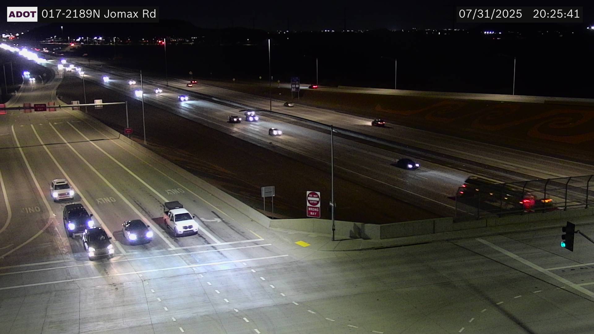 Traffic Cam I-17 NB 218.93 @Jomax -  Northbound