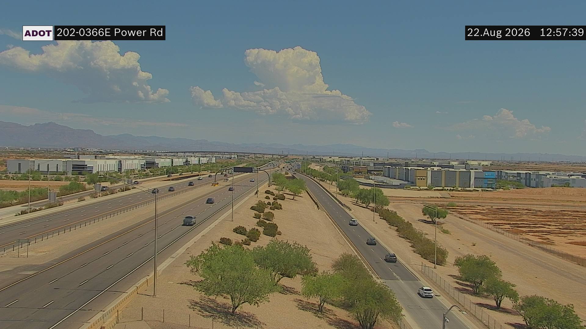 Traffic Cam L-202 EB 36.67 @Power -  Eastbound