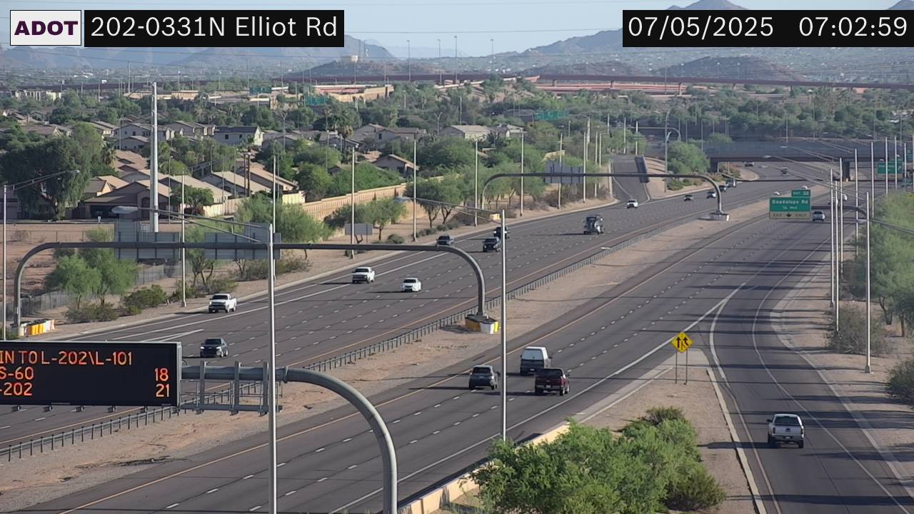 Traffic Cam L-202 NB 33.11 @Elliott