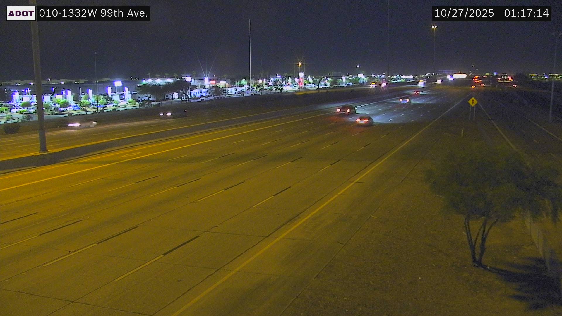 Traffic Cam I-10 WB 133.22 @99th