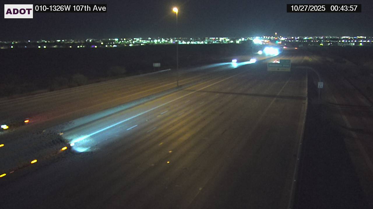 Traffic Cam I-10 WB 132.63 @107th