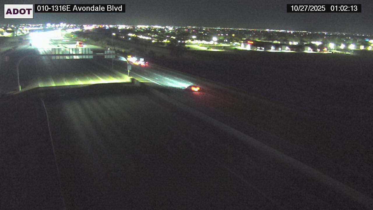 Traffic Cam I-10 EB 131.67 @Avondale 115th ave