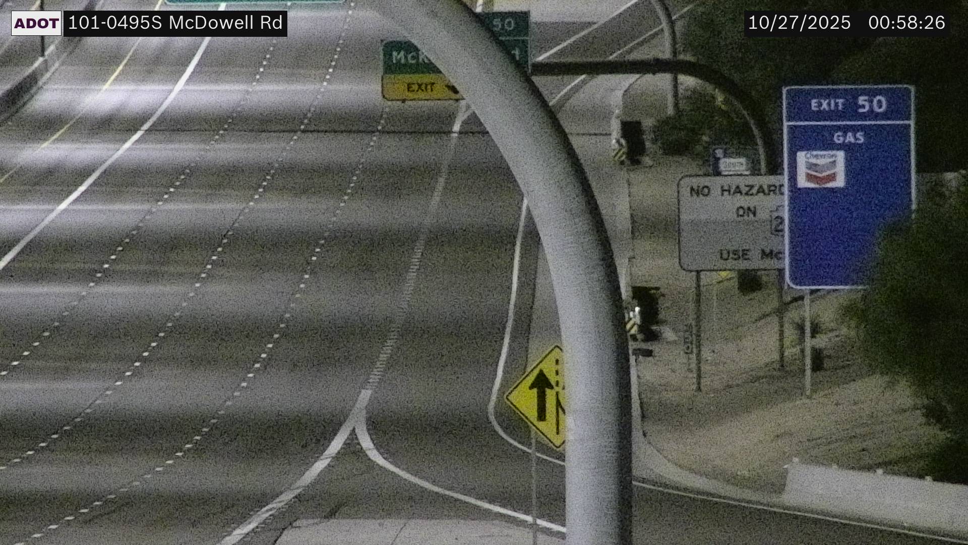 Traffic Cam L-101 SB 49.58 @McDowell