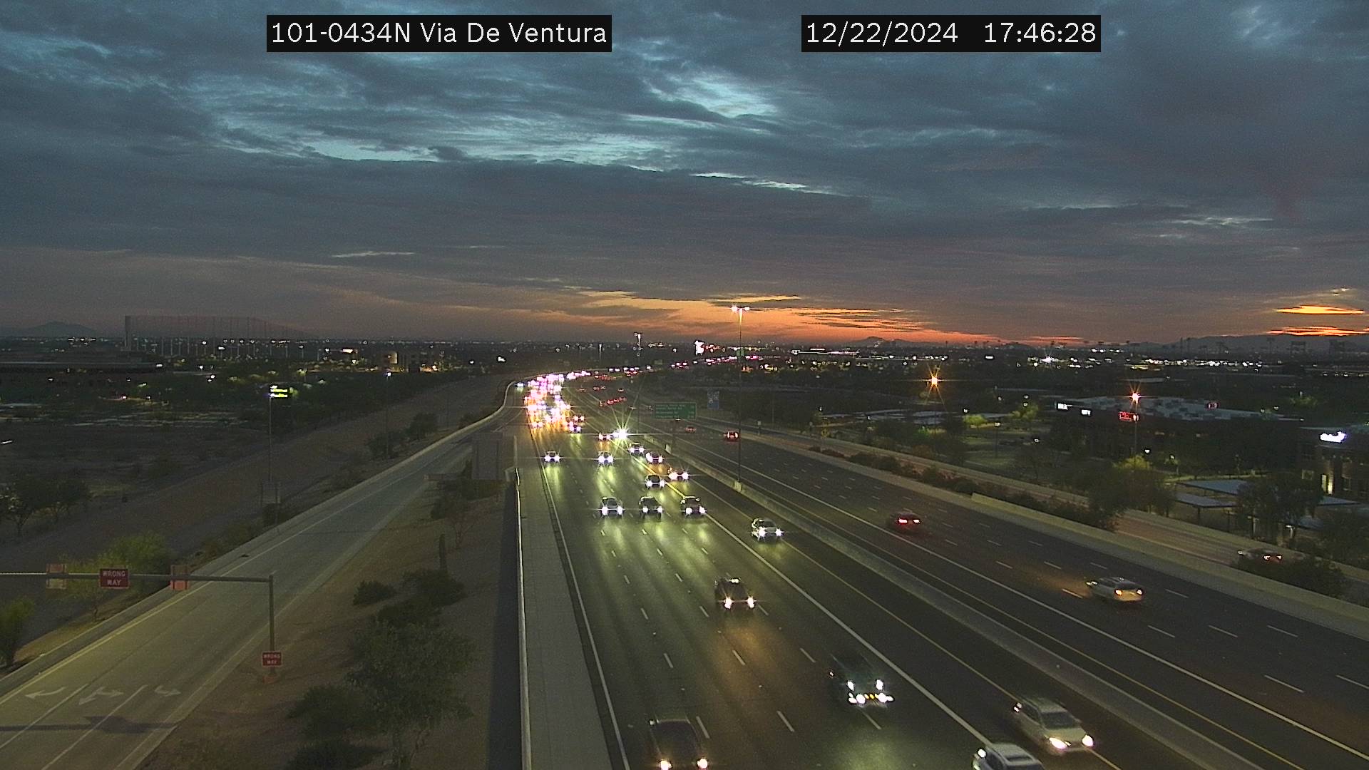 Traffic Cam L-101 NB 43.44 @Via de Ventura