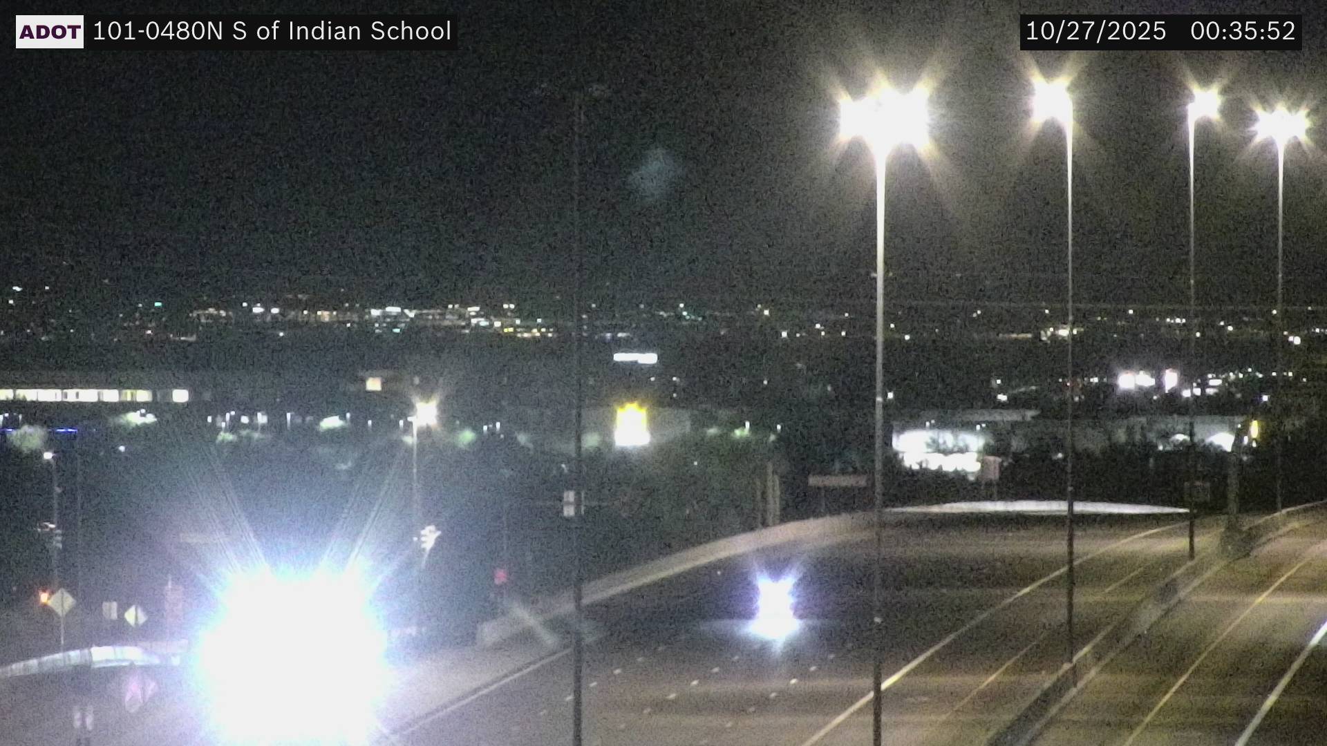 Traffic Cam L-101 NB 48.04 @S of Indian School