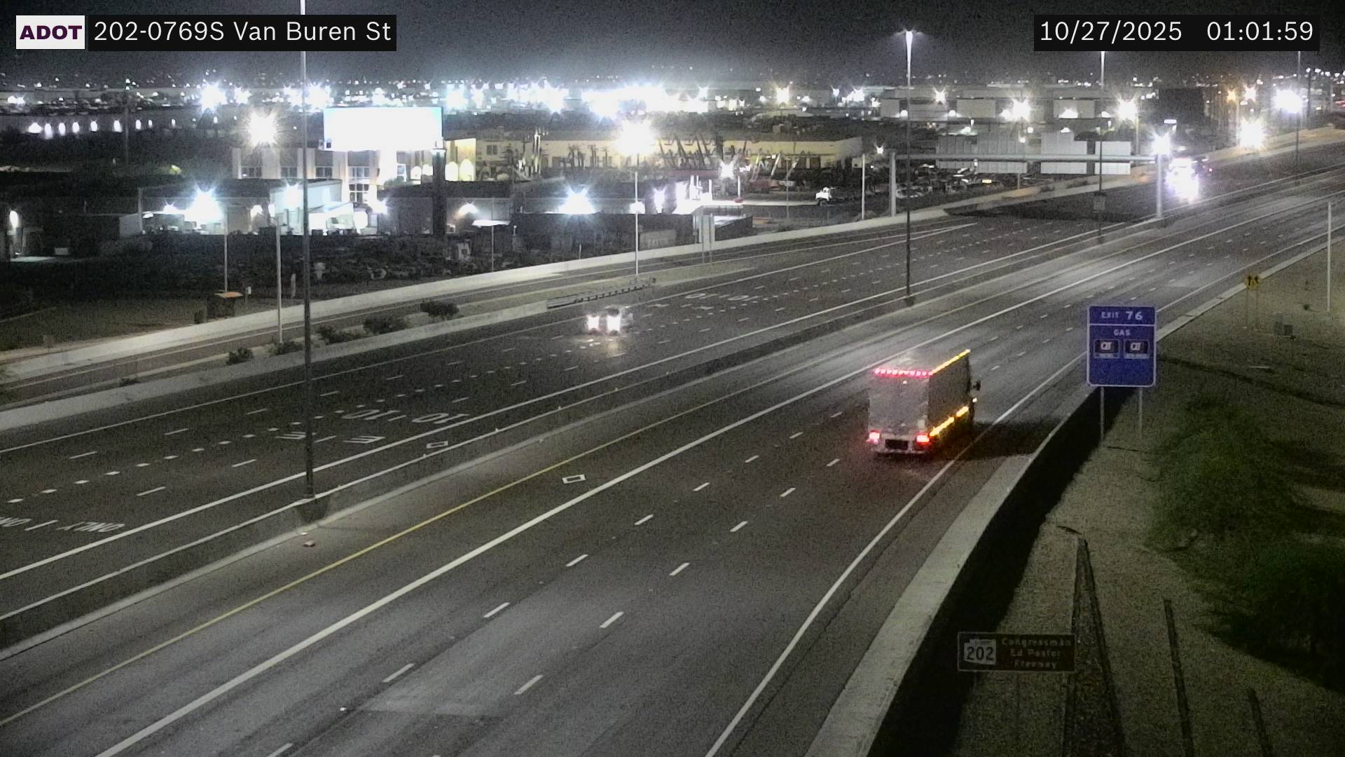 Traffic Cam L-202 EB 76.97 @Van Buren -  Eastbound