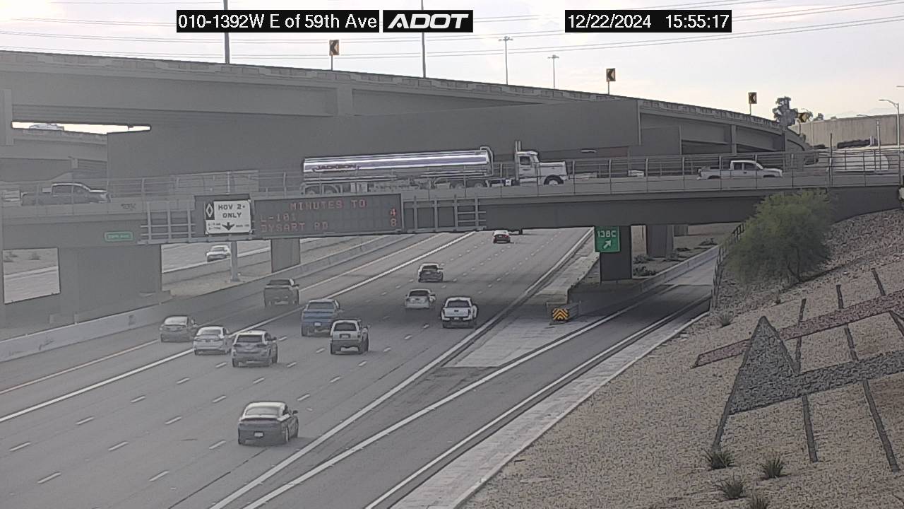 Traffic Cam I-10 WB 139.15 @59th ave