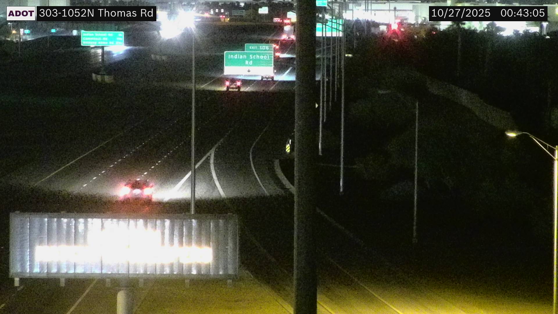 Traffic Cam L-303 NB 105.24 @THOMAS