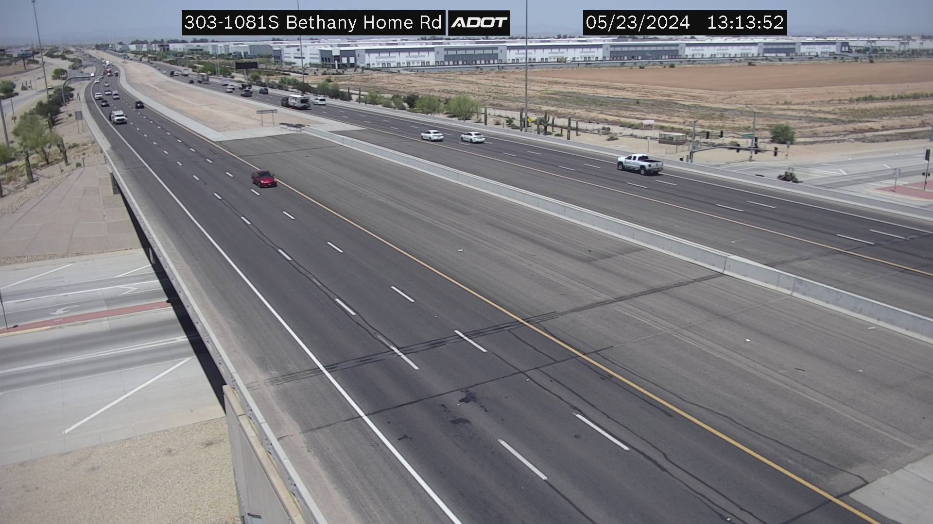 Traffic Cam L-303 SB 108.14 @BETHANY HOME -  Southbound