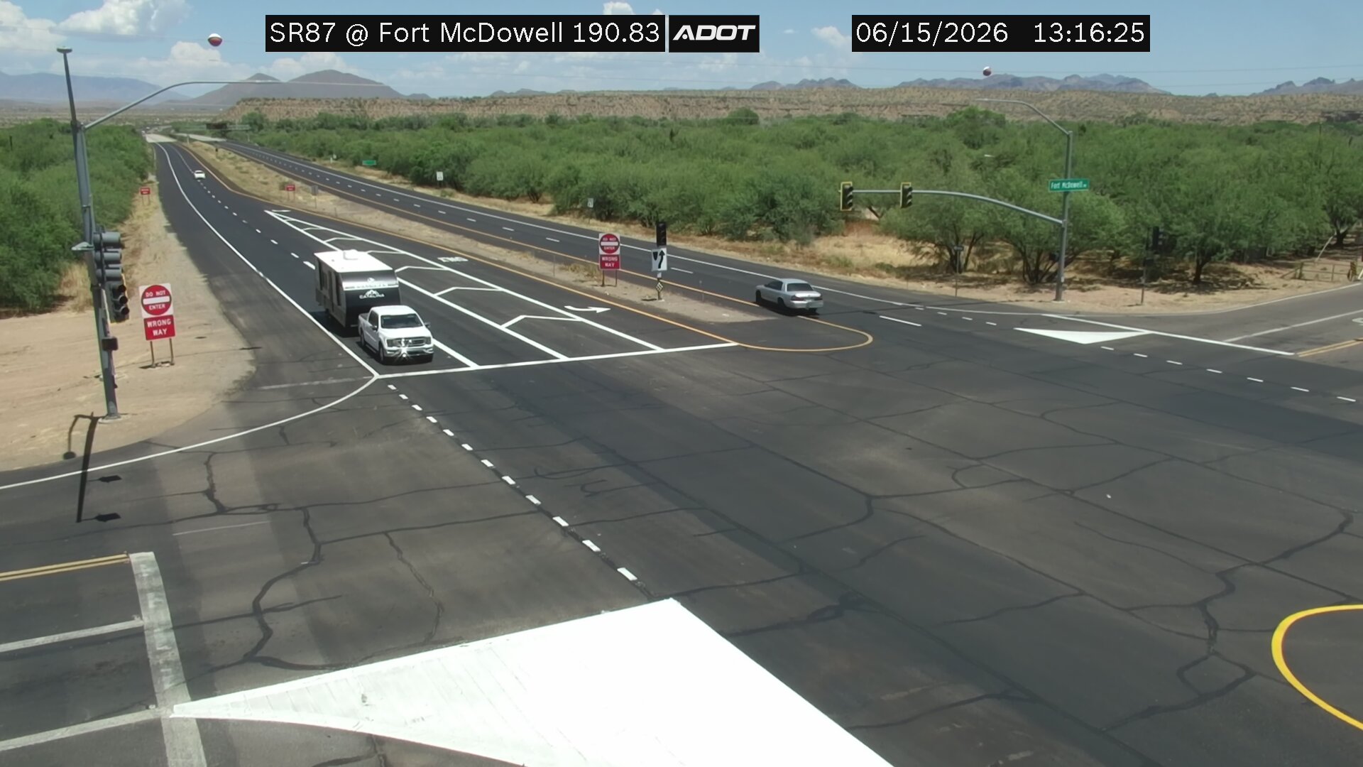 SR-87 NB 190.80 @Fort McDowell