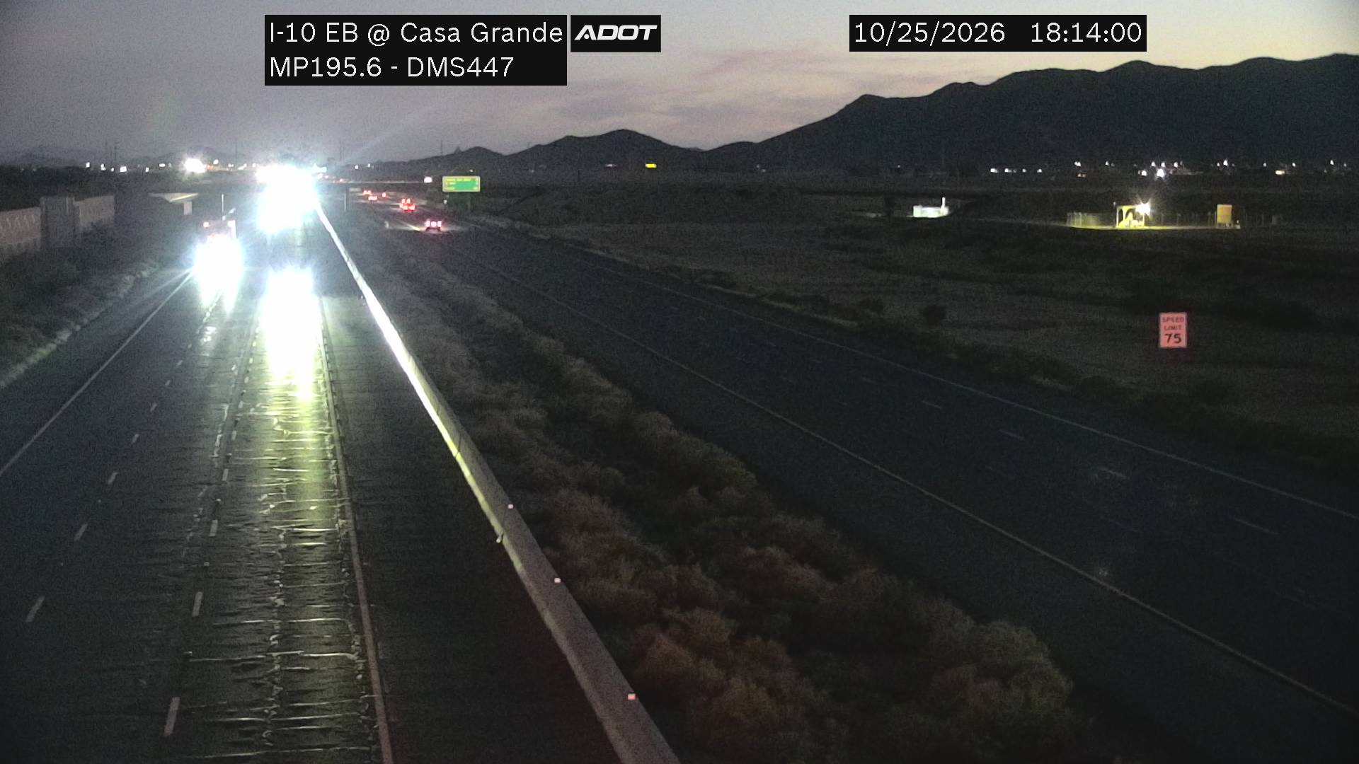 I-10 @Casa Grande (I-10 EB 195.60 @Casa Grande)