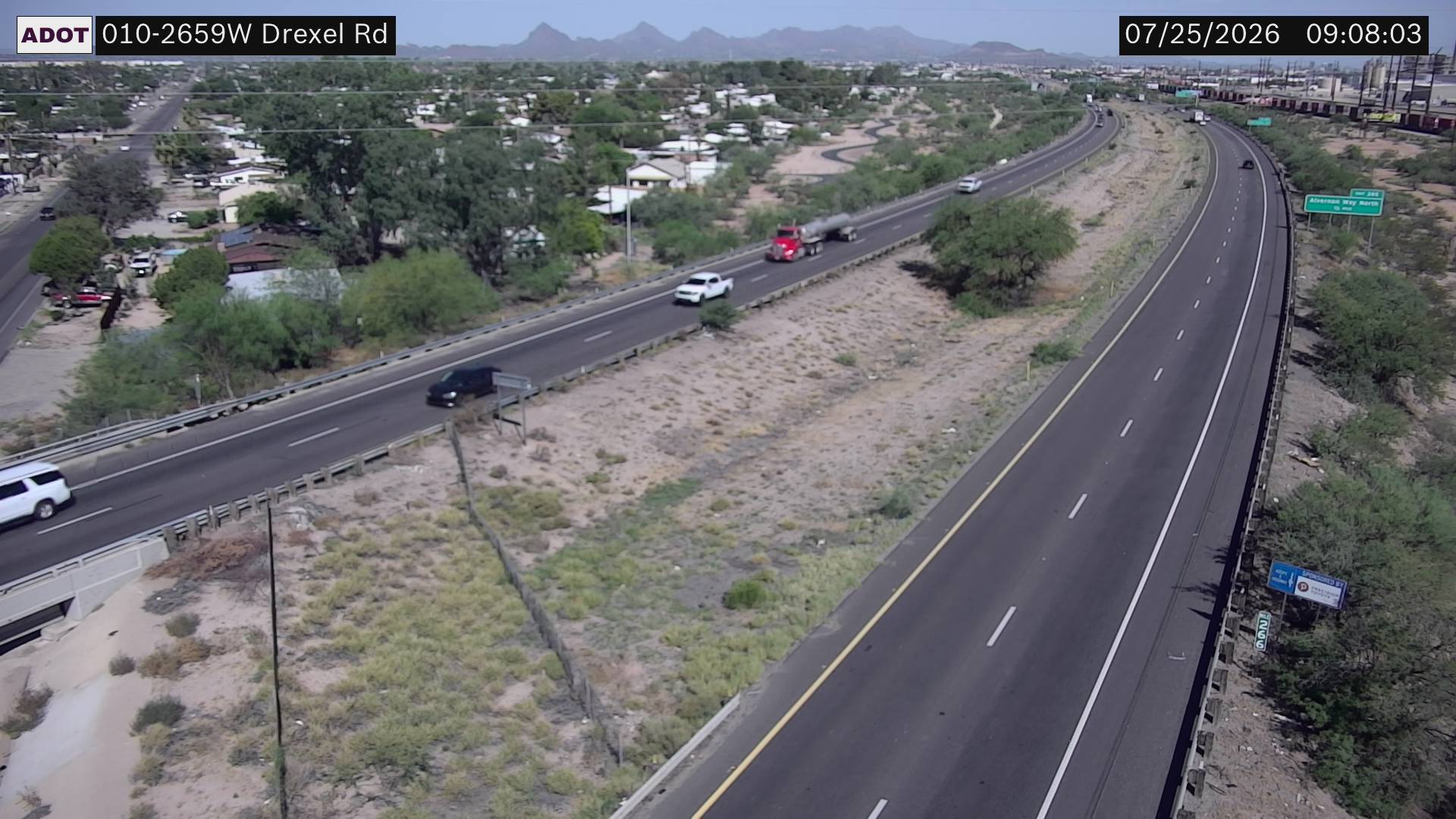 Live AZ511 cámara de tráfico: SR-51 NB 9.10 @S of Shea Blvd