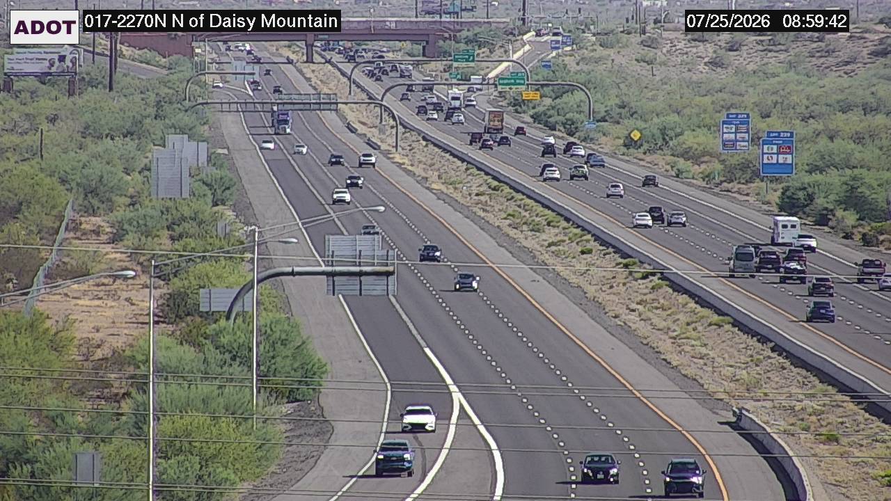 Live AZ511 traffic camera: SR-101 SB 1.80 @McDowell Rd